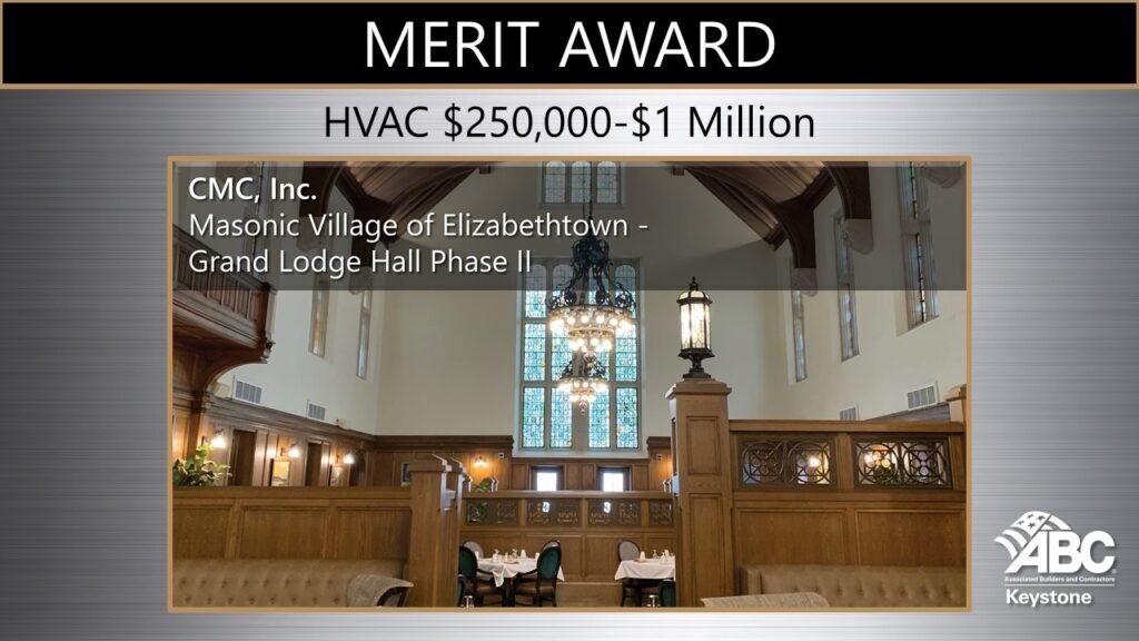 ABC Award - Grand Lodge Hall Phase II